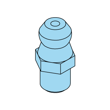 Kegelschmiernippel, M6x1