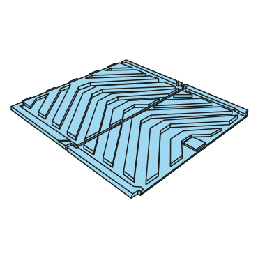 DURAFLEX-Deckelpaar RJ7035-RK7040